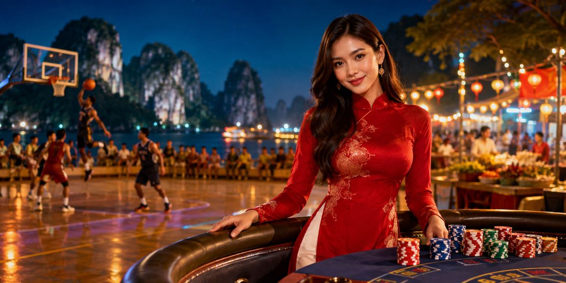 Trận cá cược bóng rổ tại Vịnh Hạ Long được người chơi quan tâm